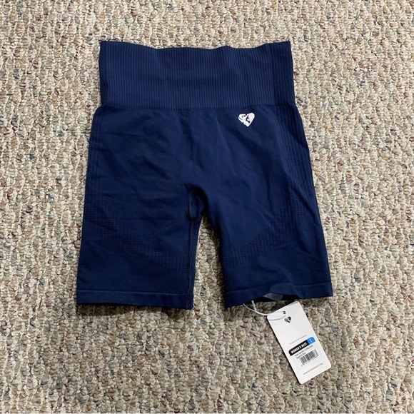Women’s Best Power Seamless Cycling Shorts in Sapphire Blue - Size Small - Picture 1 of 4
